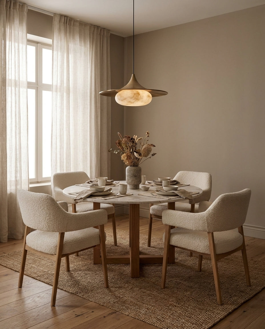Fallowcrest Alabaster Pendant Lamp