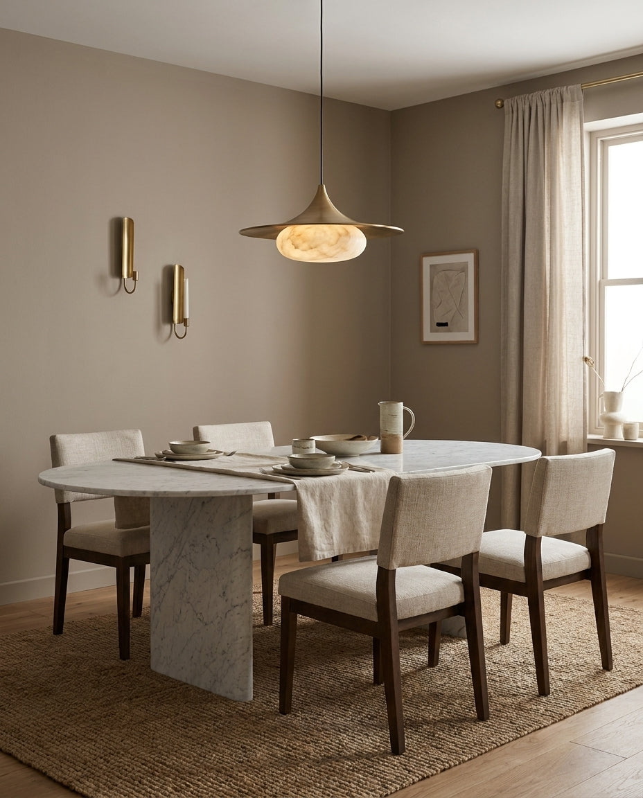 Fallowcrest Alabaster Pendant Lamp