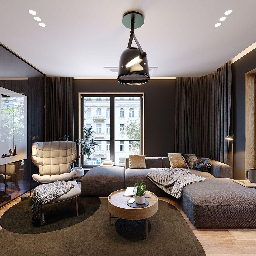 Averisce Leather Industrial Pendant Light