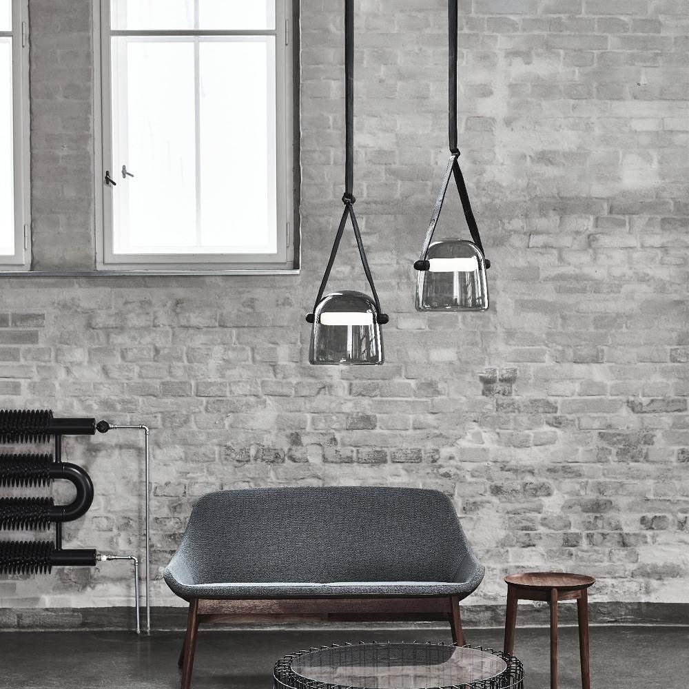 Averisce Leather Industrial Pendant Light
