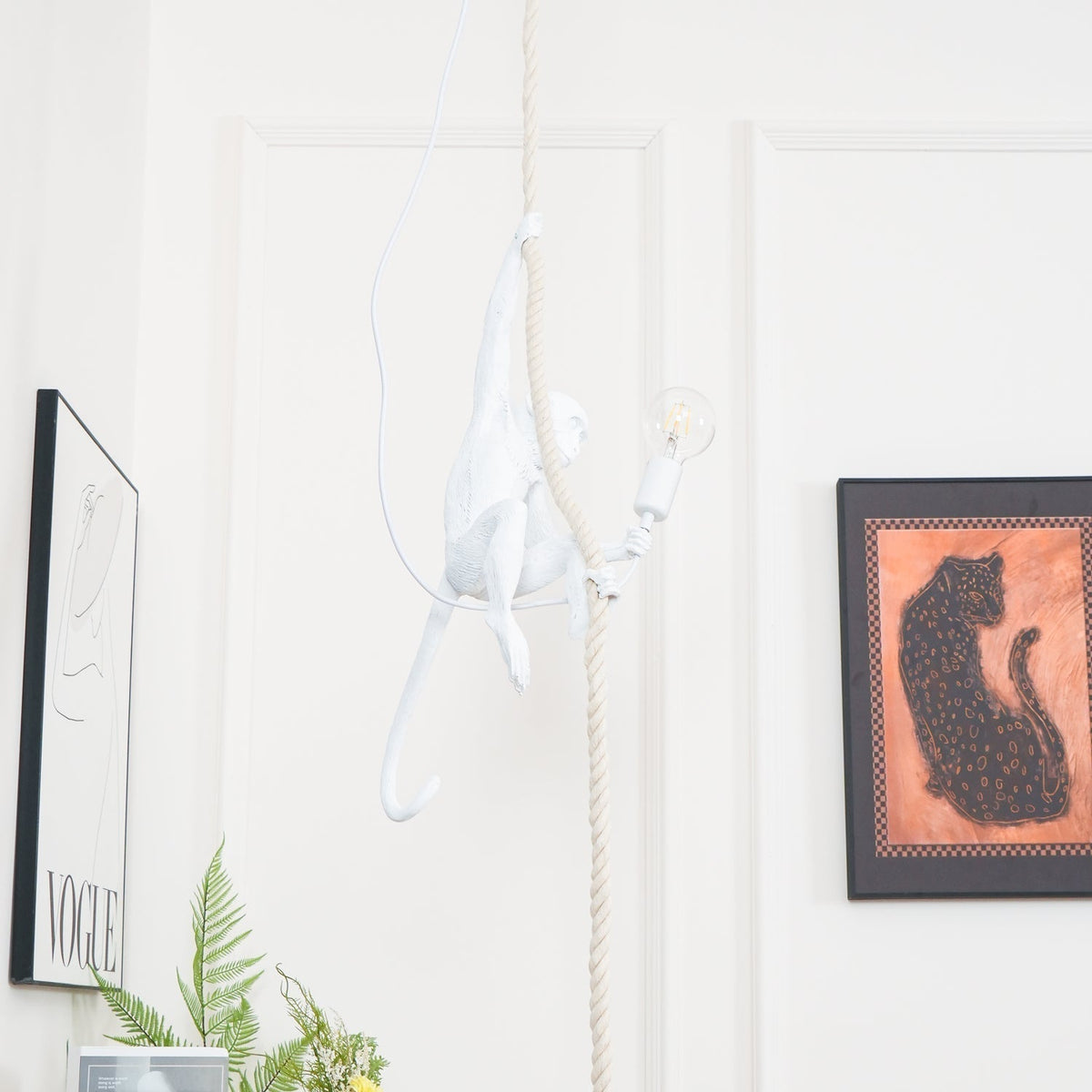 Epiran Resin Rope Artistic Pendant Lamp
