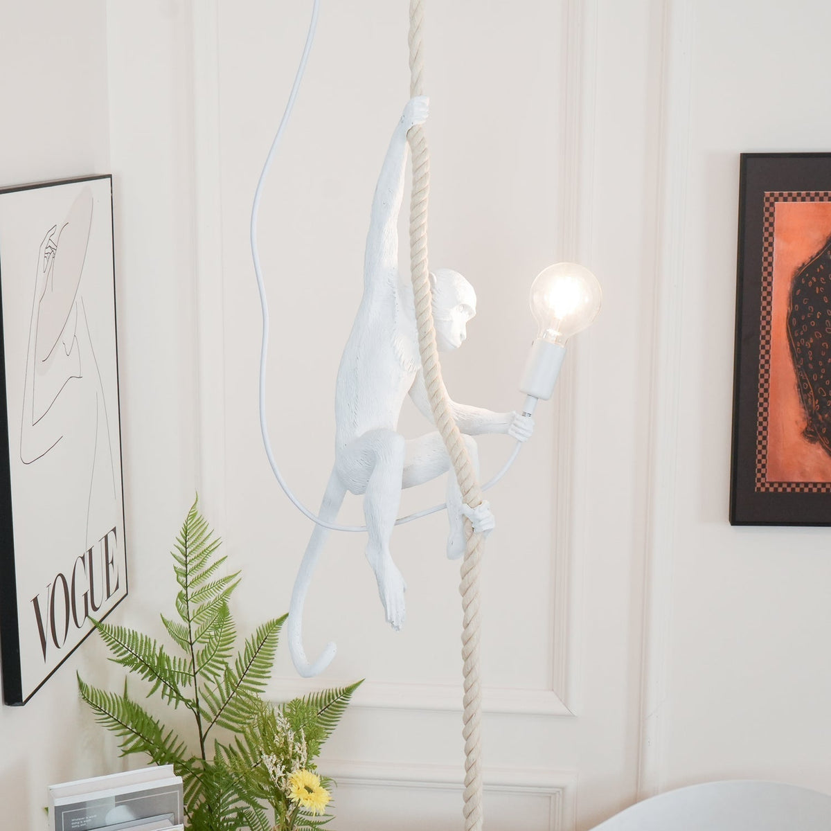Epiran Resin Rope Artistic Pendant Lamp