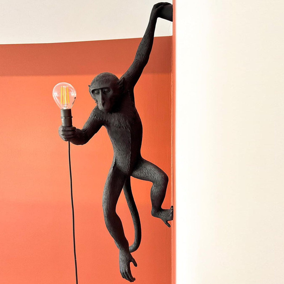 Bnx Art Unique Monkey Resin Wall Lamp