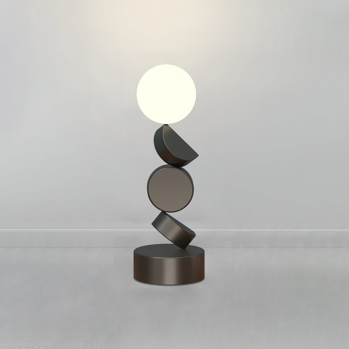 Calisine Floor Lamp Monolith Cube Black Base