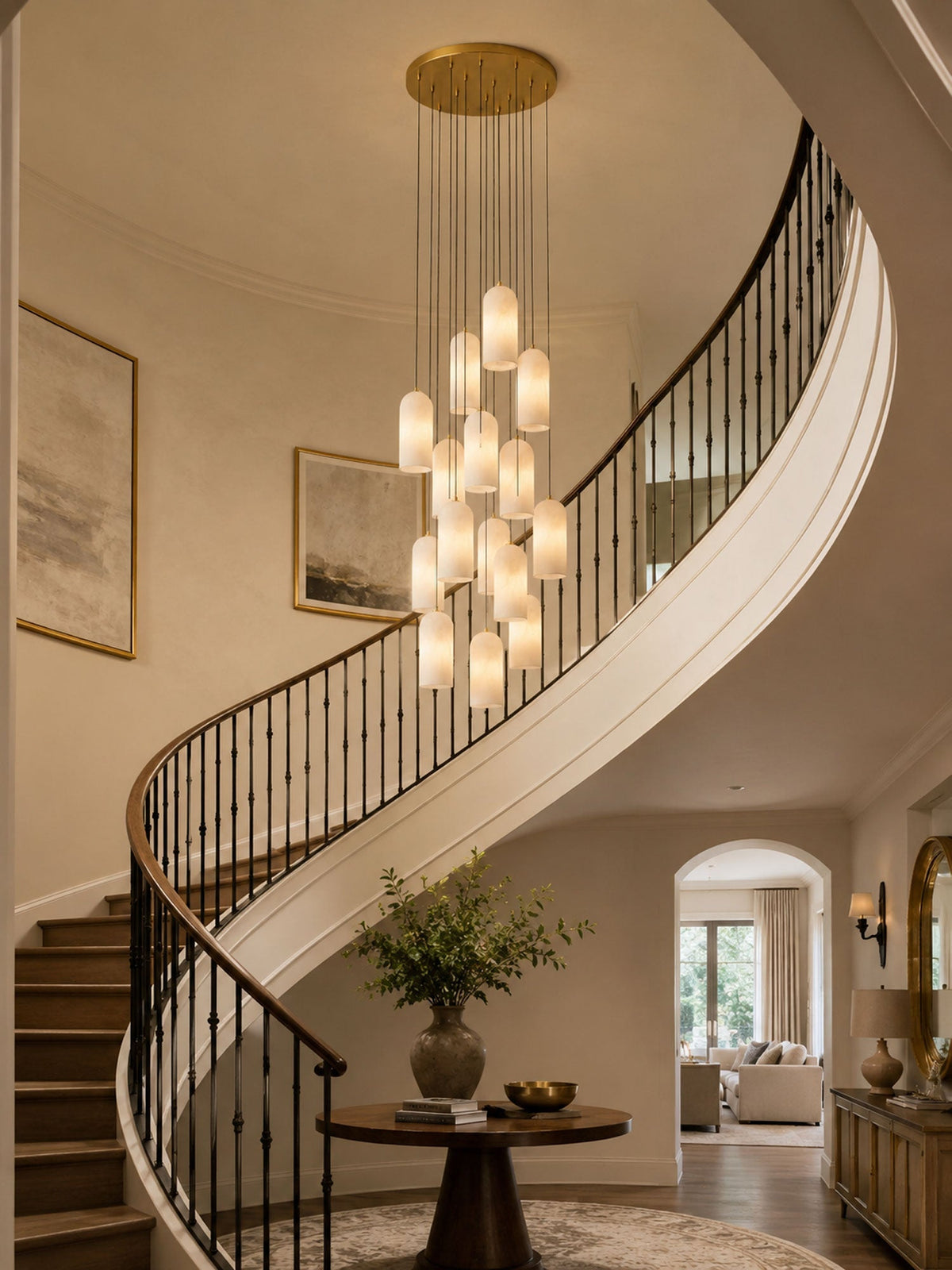 Naem Alabaster Pendant Light
