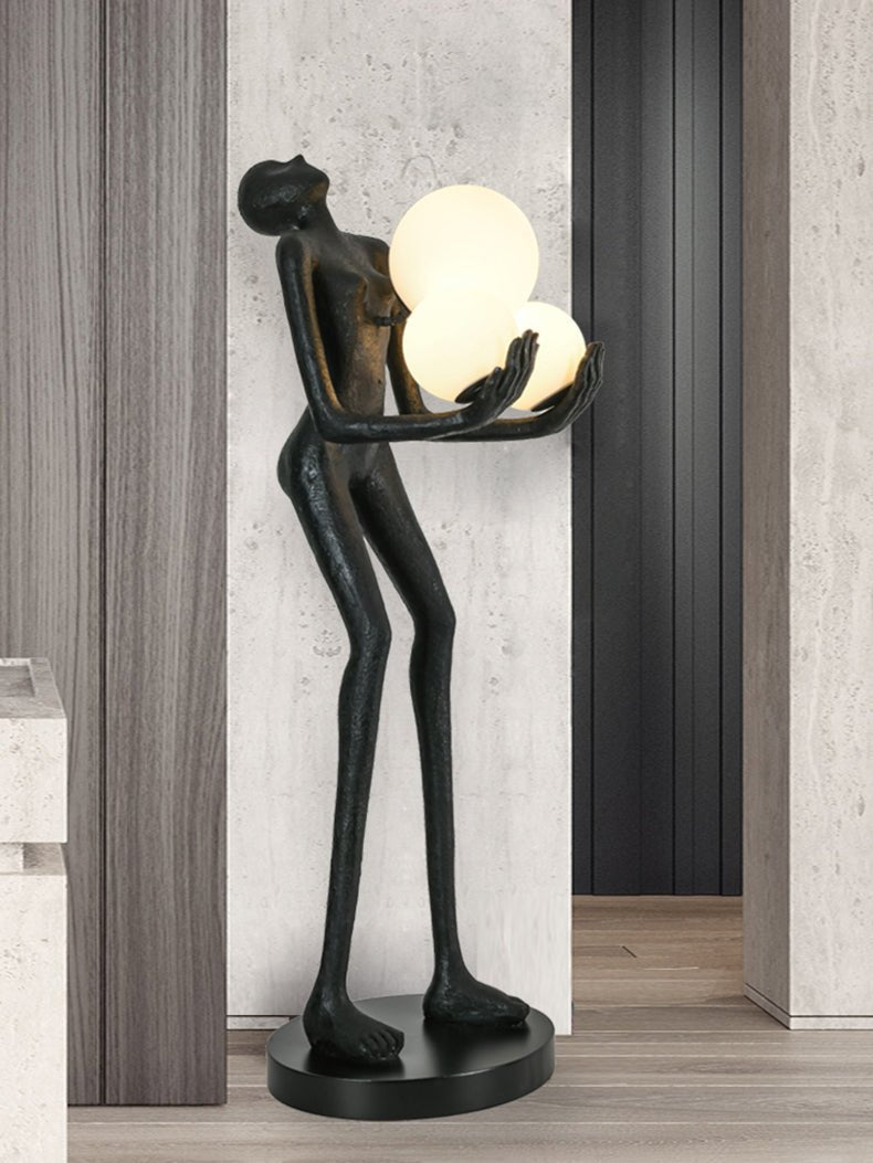 Erthearae Abstract Iron Floor Lamp
