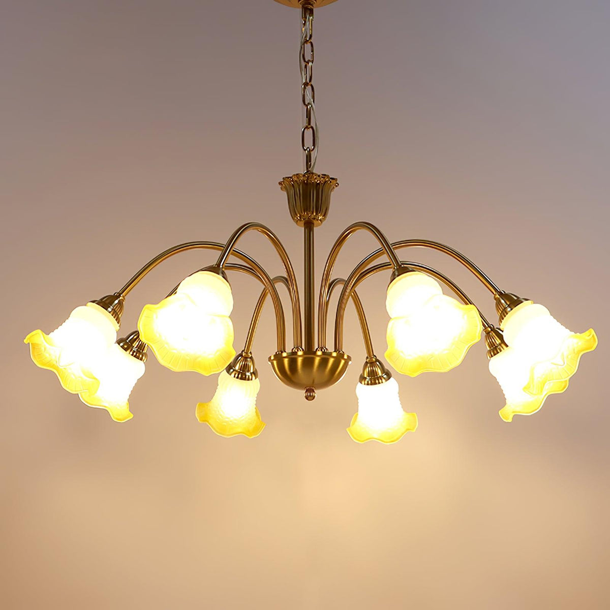 Diane Vintage Glass Chandelier