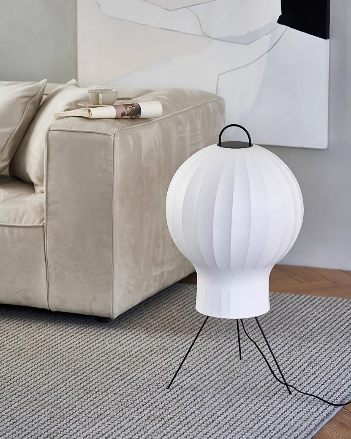 Balloon Minimalist Silk Floor lamp