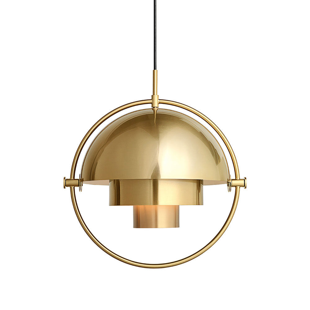 Miruaine Pendant Lamp Deformed Ball Golden