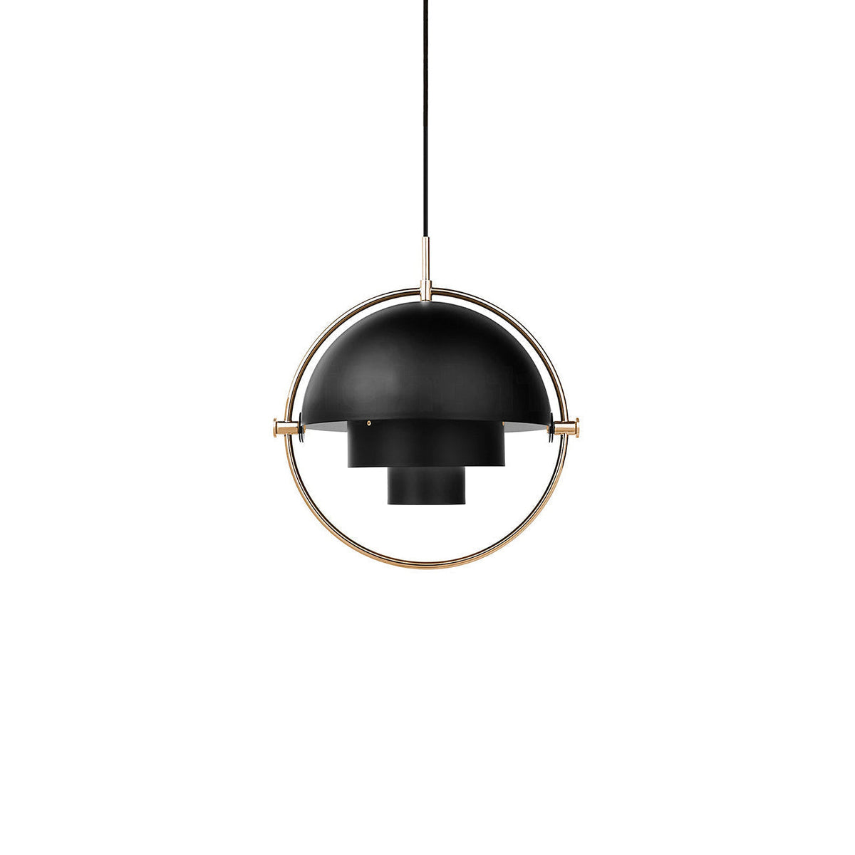 Miruaine Pendant Lamp Deformed Ball Golden