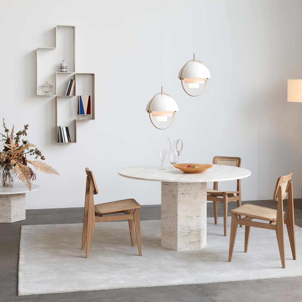 Miruaine Pendant Lamp Deformed Ball Golden
