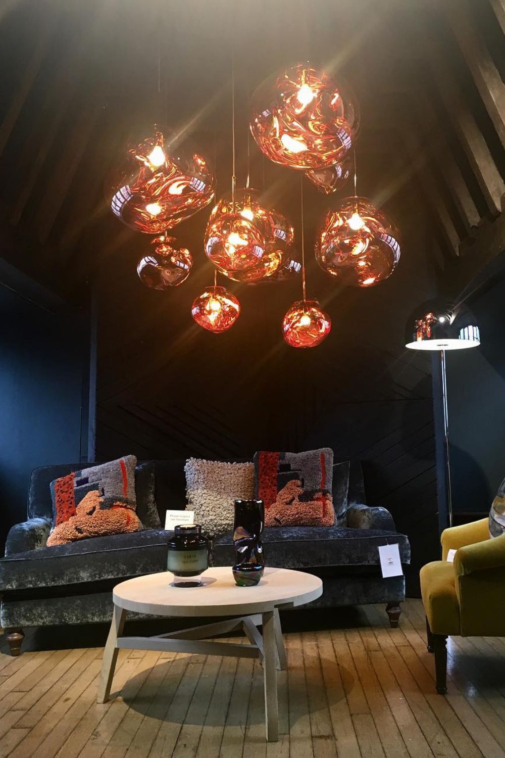 Roseview Travertine Pendant Light