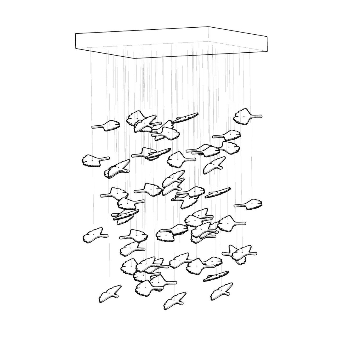 Maple Canopy Crystal Chandelier