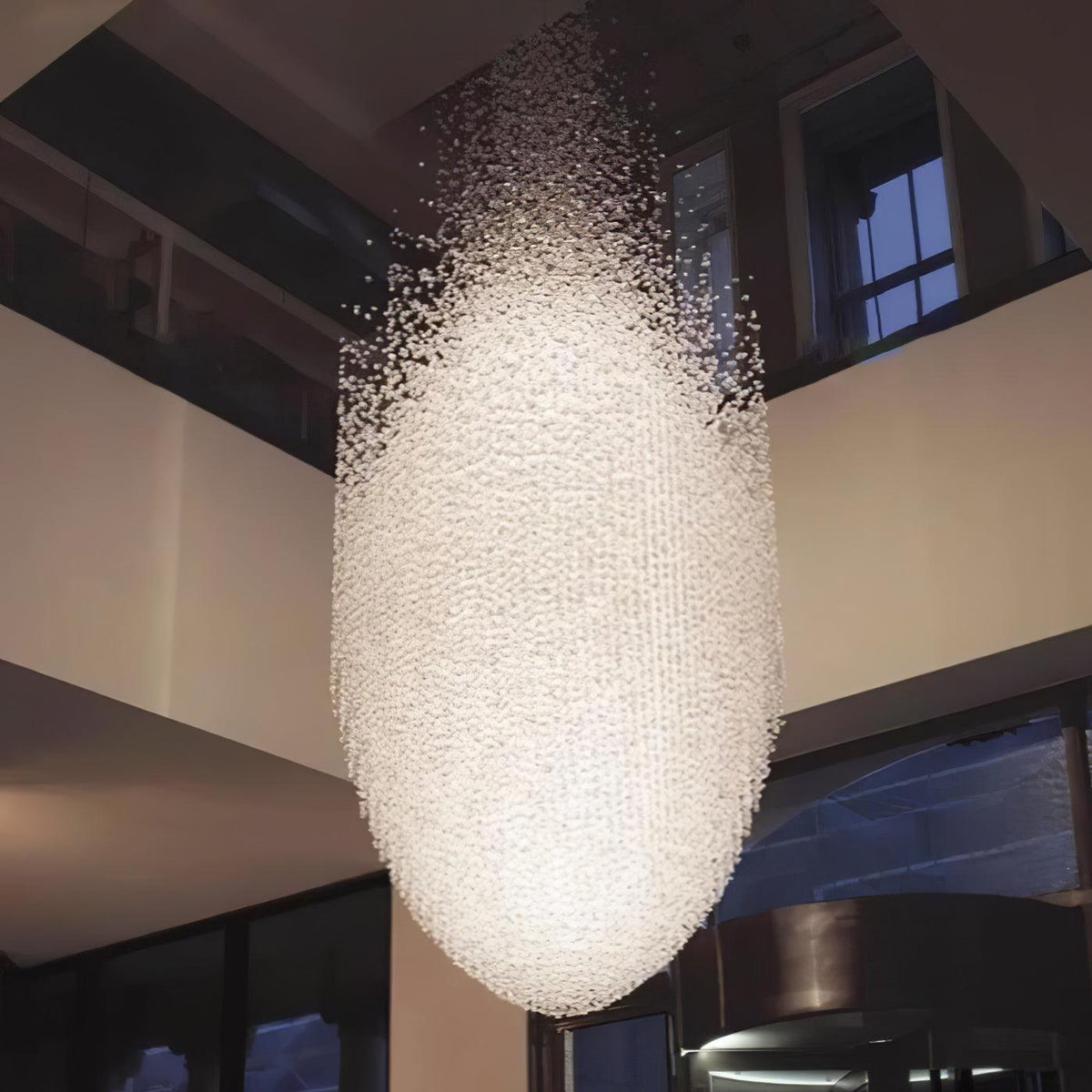 Belora Postmodern Luxury Stone Crystal Chandelier