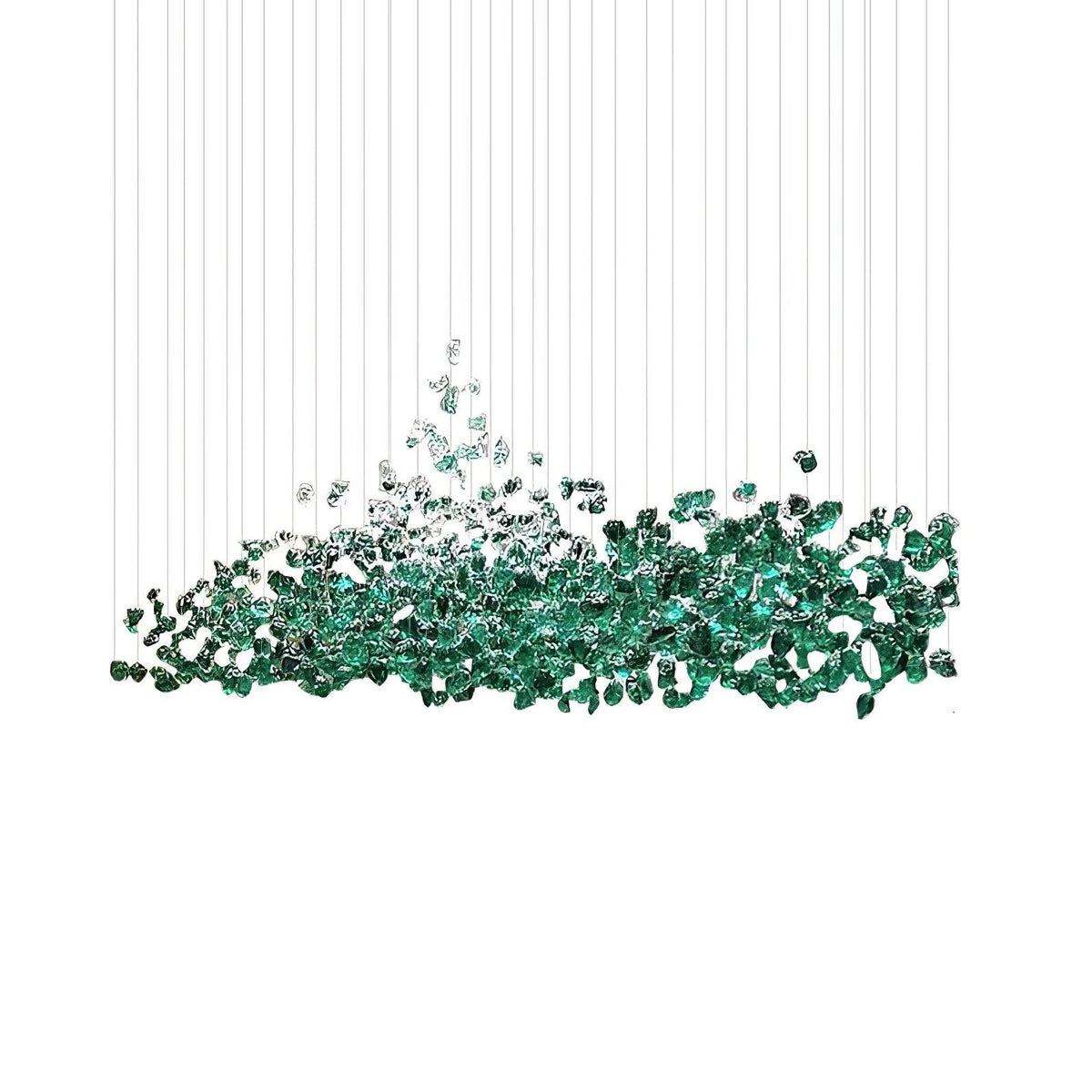 Belora Postmodern Luxury Stone Crystal Chandelier