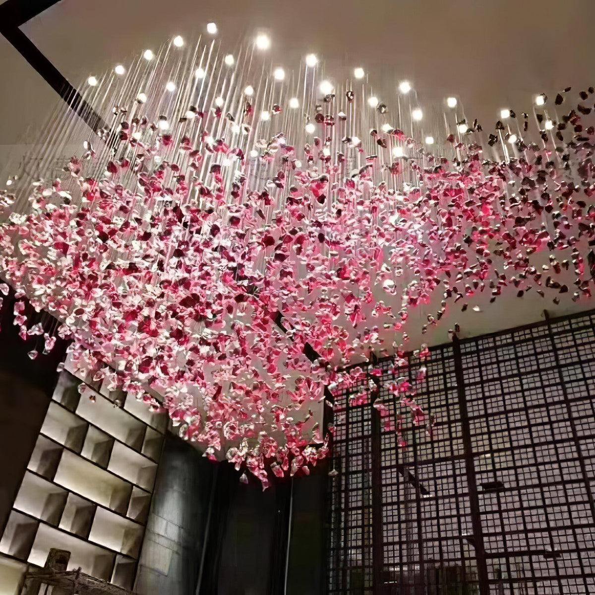 Belora Postmodern Luxury Stone Crystal Chandelier