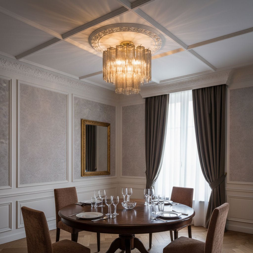 Dania Murano Tubes Flush Mount Ceiling Light