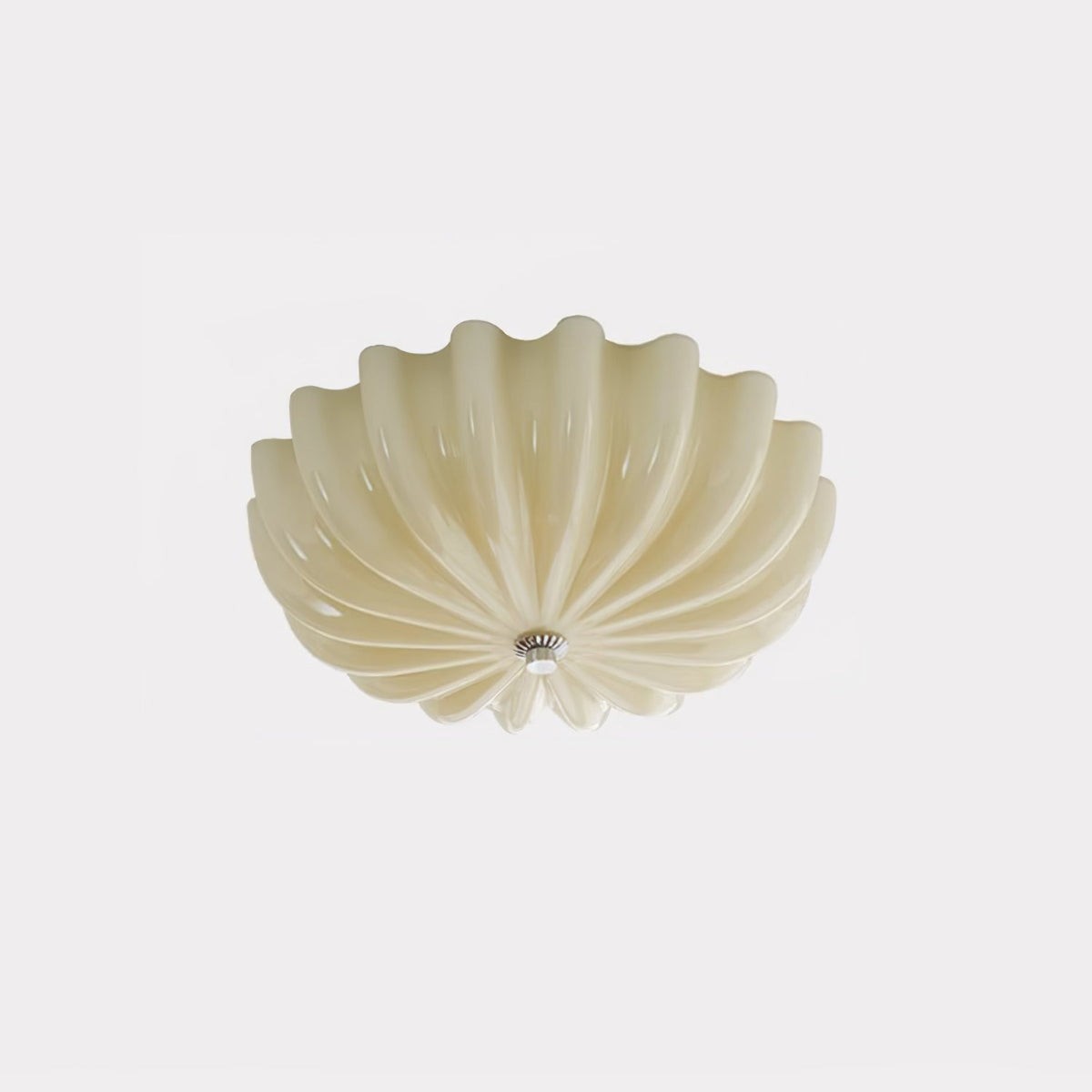 Urelis Ceiling Lamp Murano Blown Glass Shell Inspired