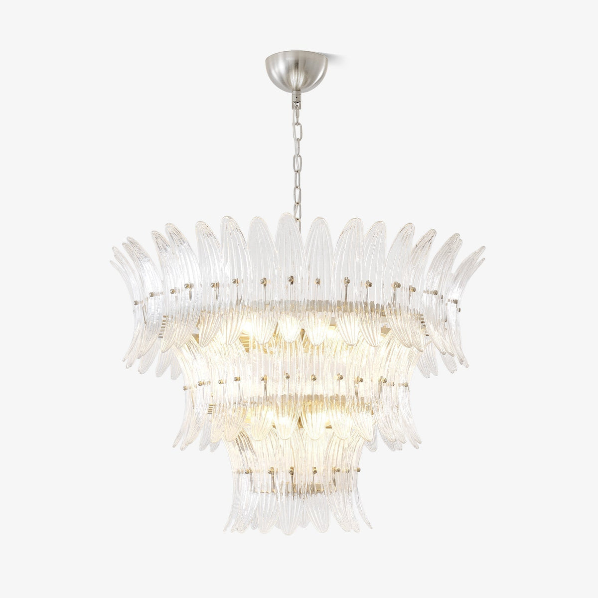 Ismavelle Glass Palmette Chandelier