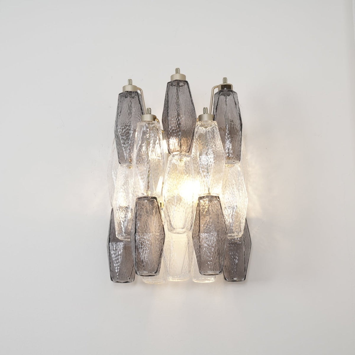 Eiruaria Wall Lamp Rhombus Glass Tiered Contemporary