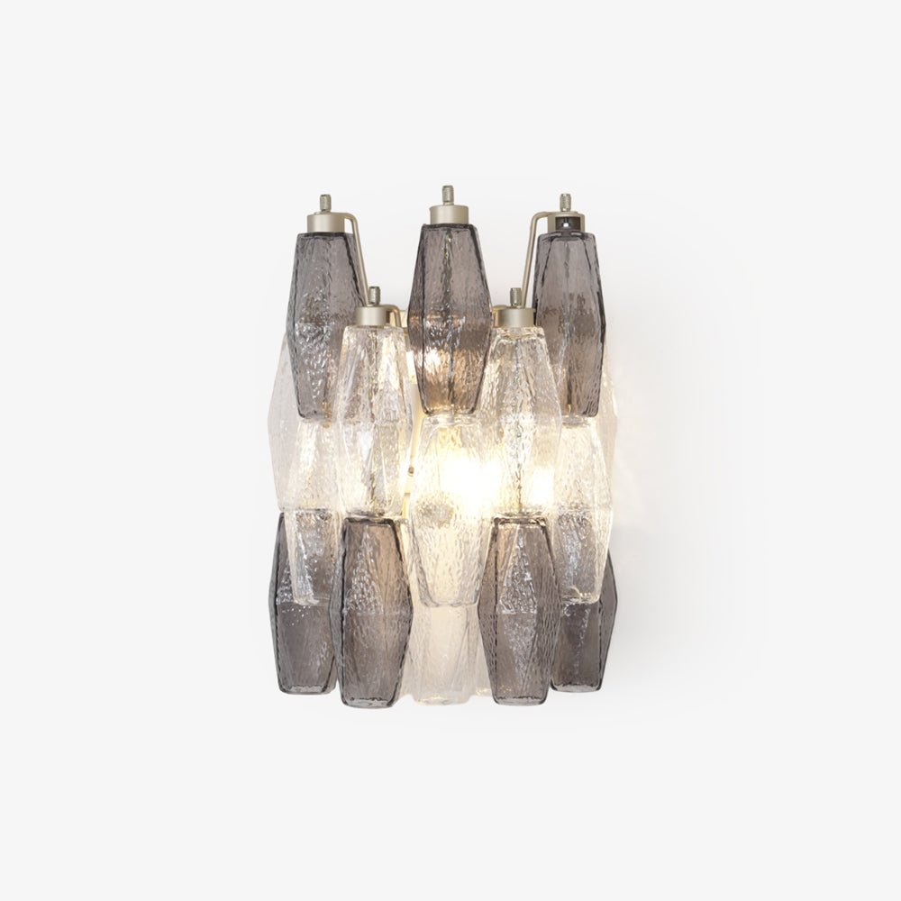 Eiruaria Wall Lamp Rhombus Glass Tiered Contemporary