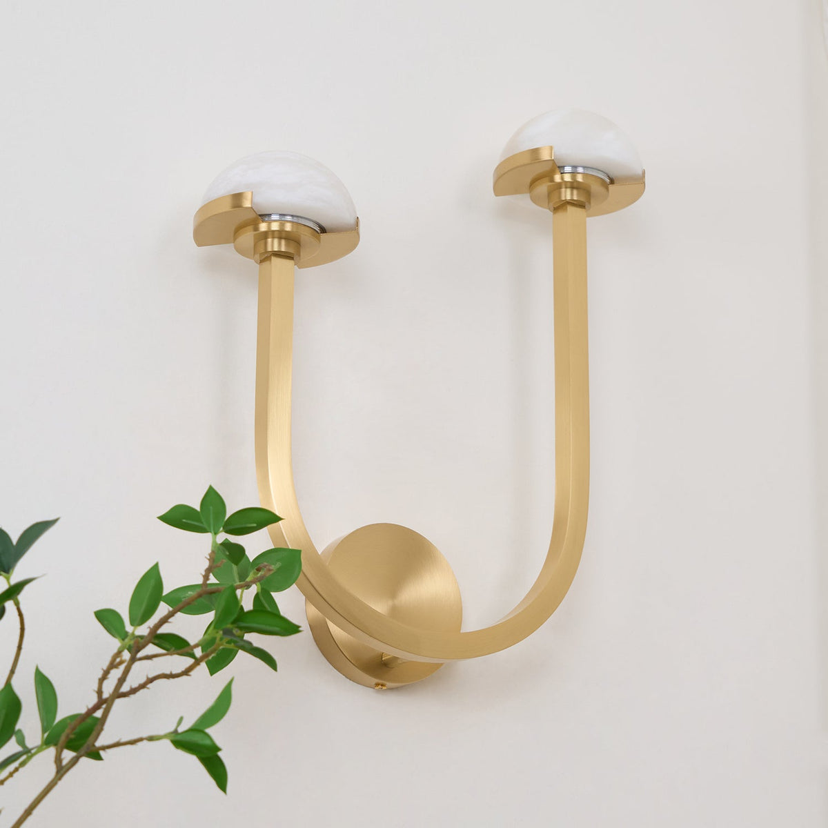 Vitalira Double Alabaster Wall Light
