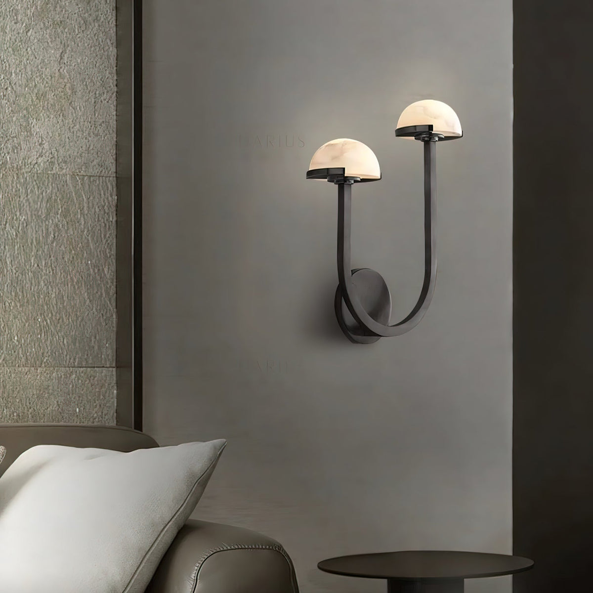 Vitalira Double Alabaster Wall Light
