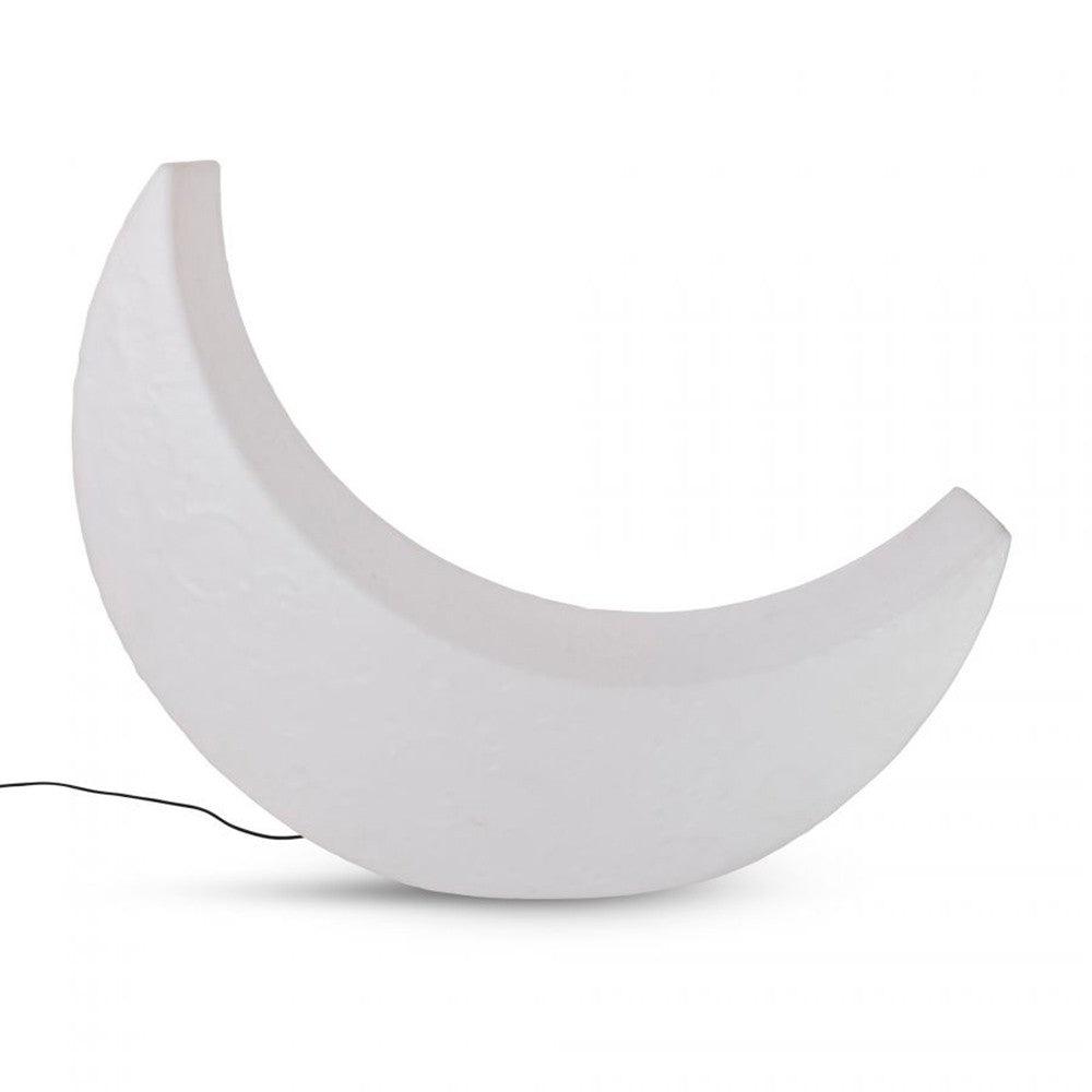 Zetheor Crescent Moon Resin Floor Lamp
