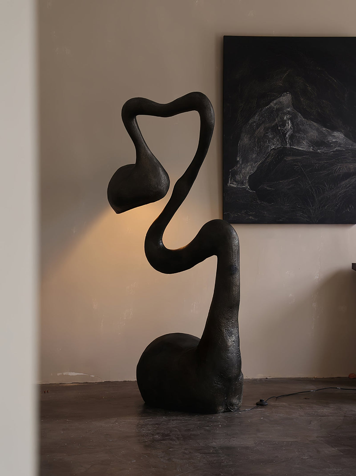 Olcarus Organic Ceramic Floor Lamp
