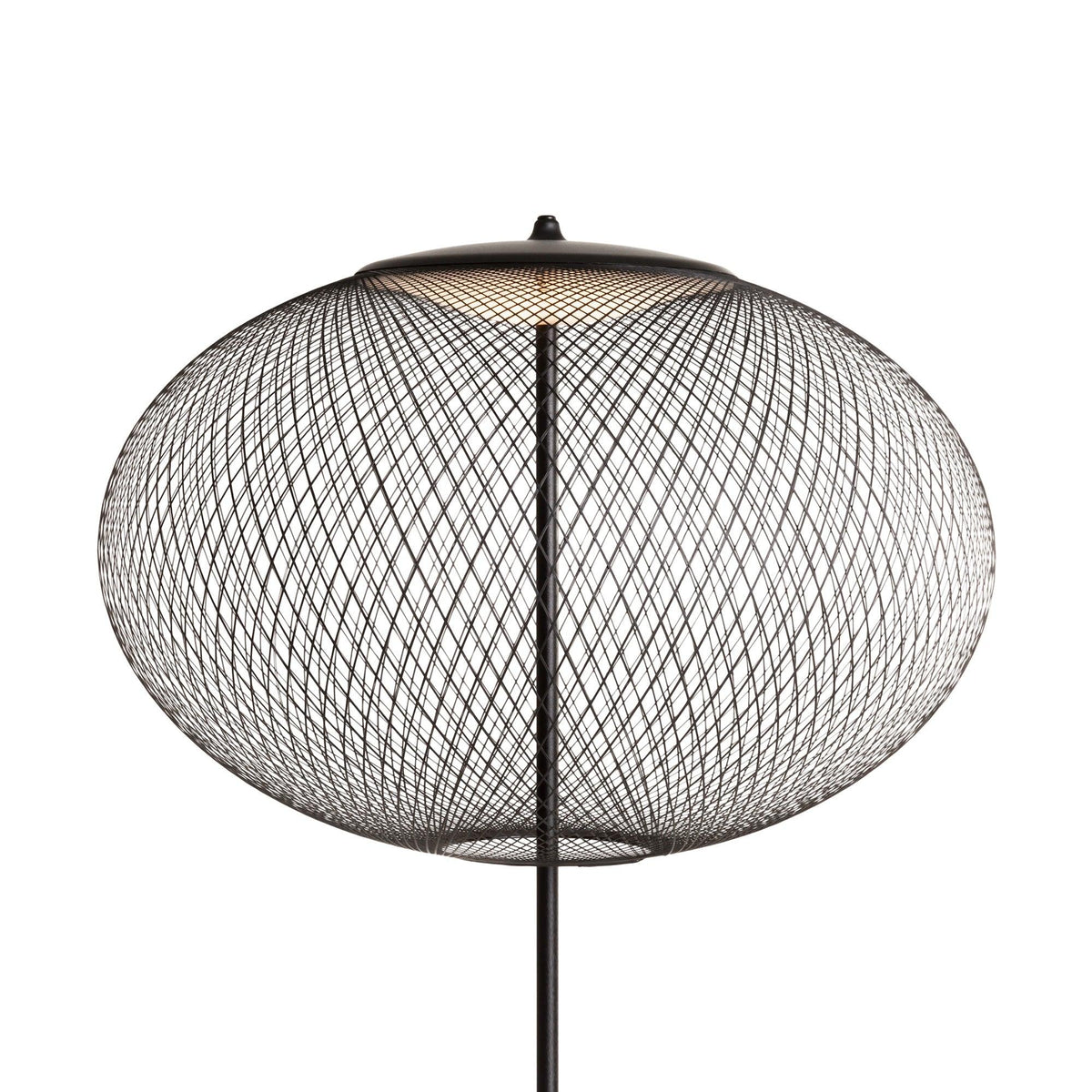 Ilsolyre Industrial Mesh Floor Lamp