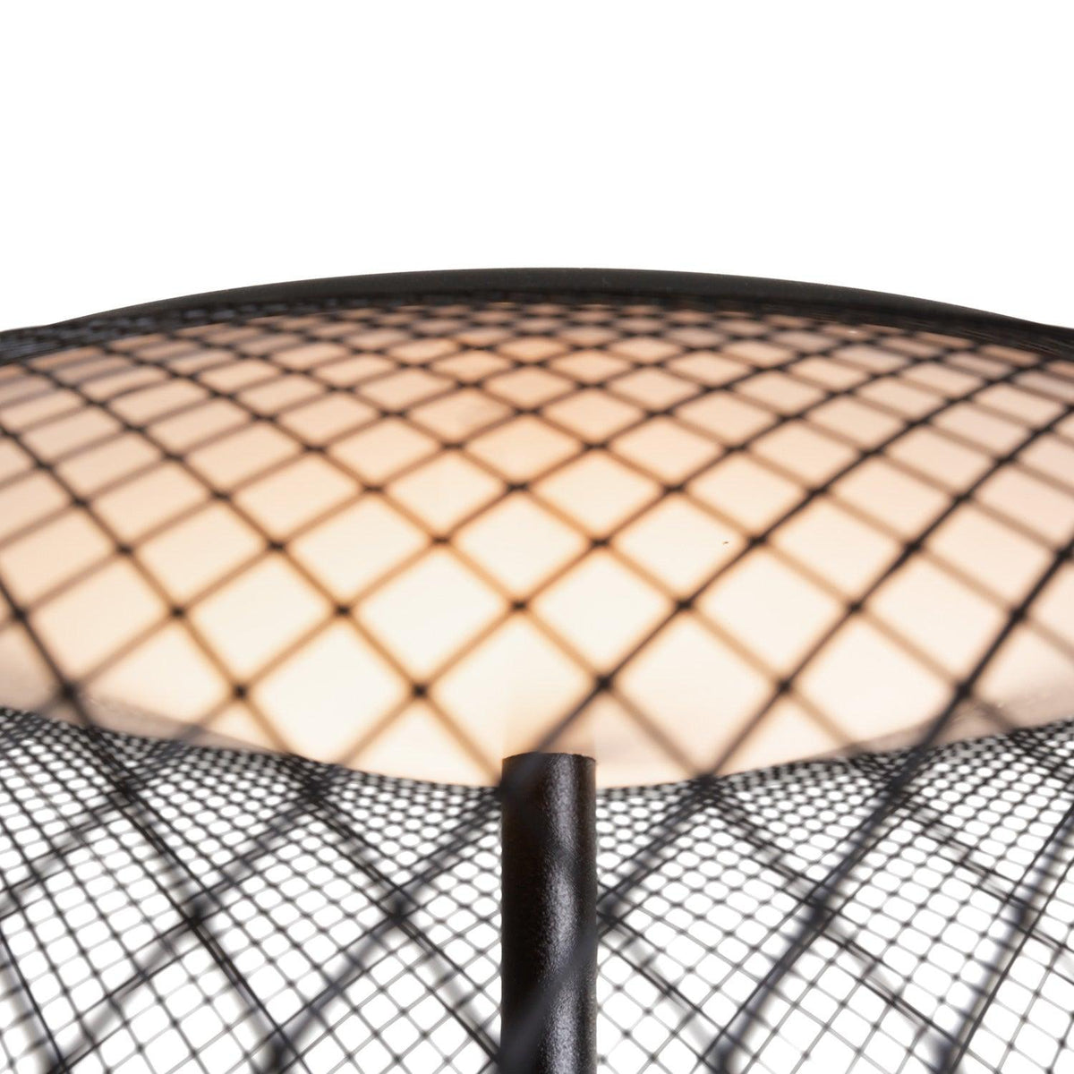 Ilsolyre Industrial Mesh Floor Lamp