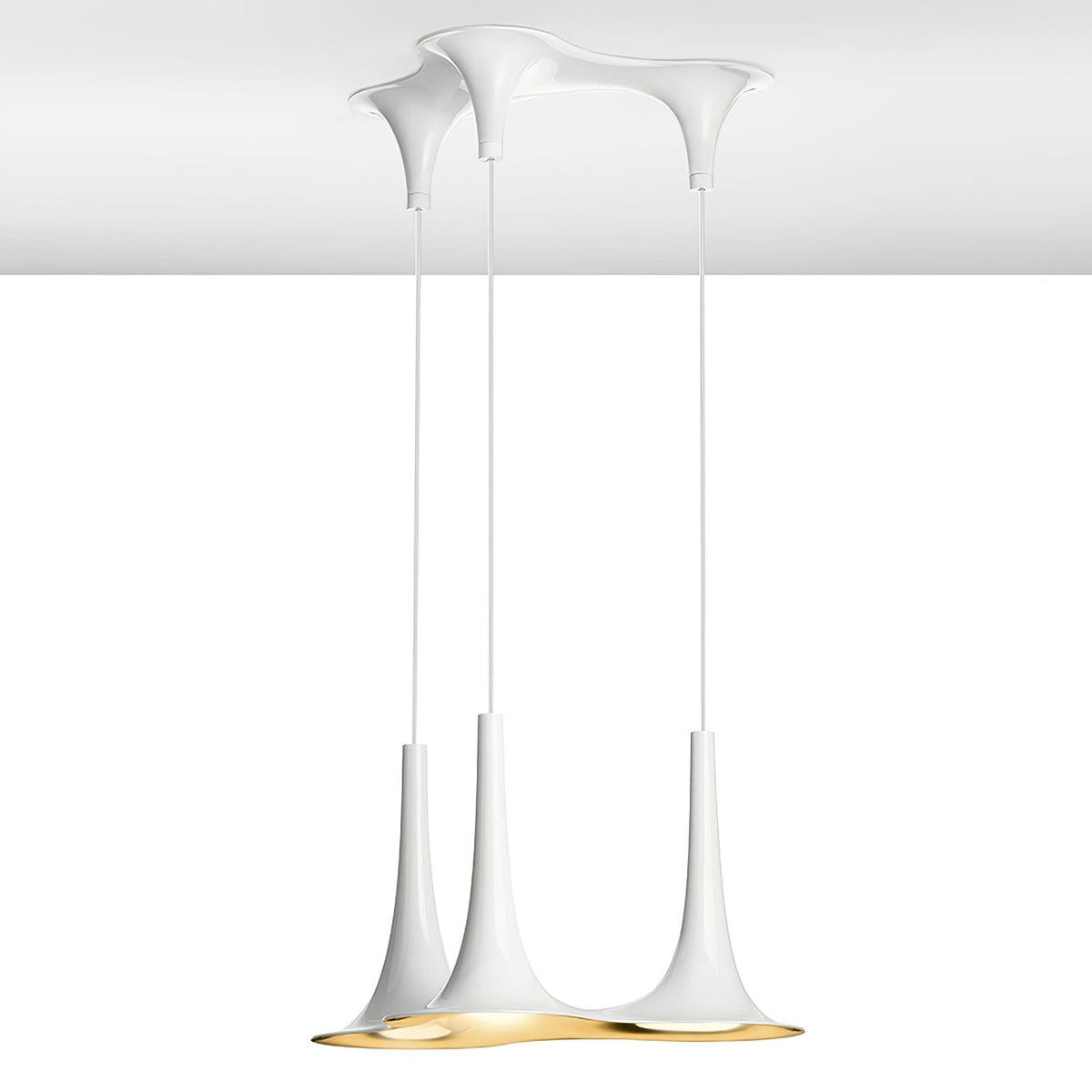 Rominex Pendant Lamp Acrylic Trumpet Shape Contemporary