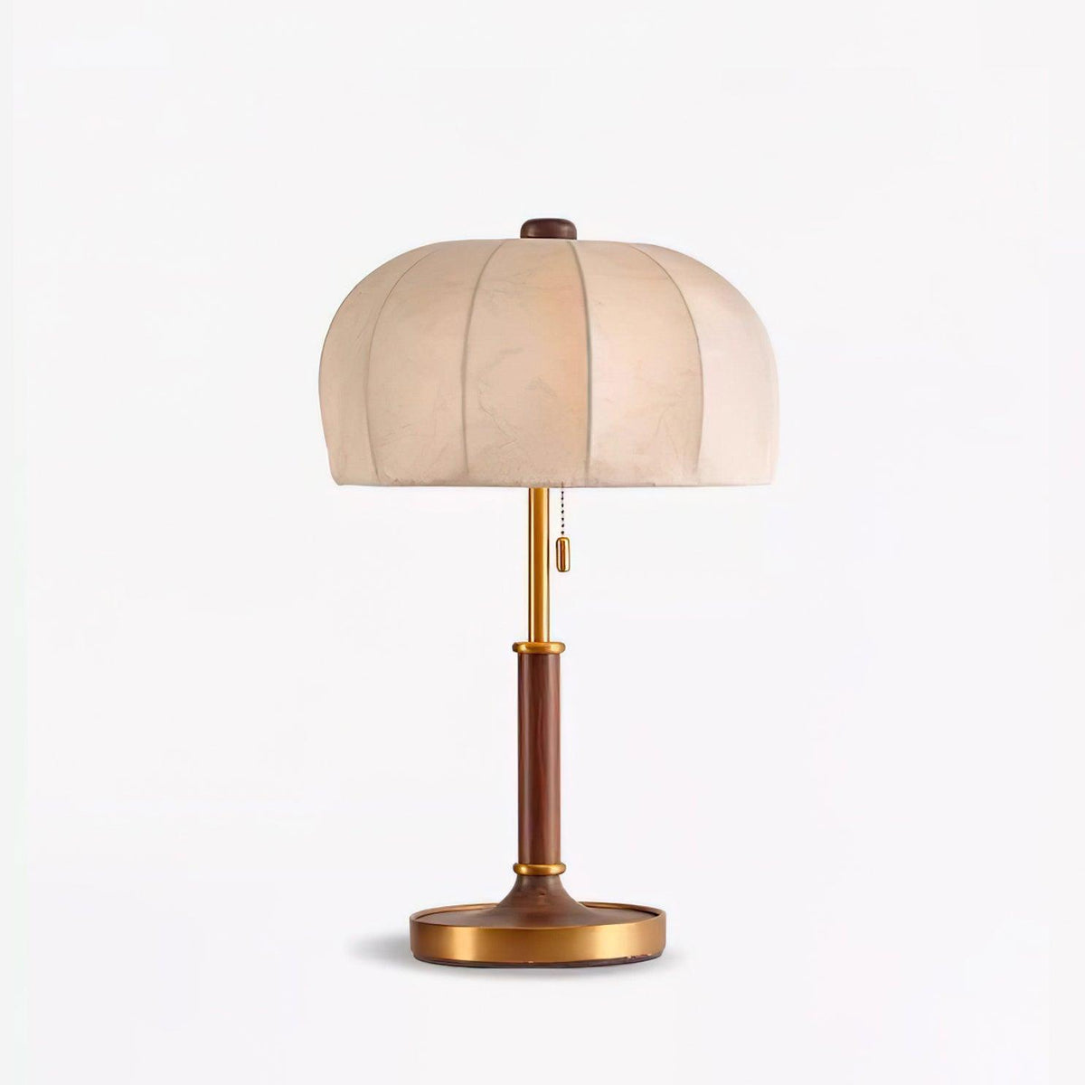 Nalemu Wood Fabric Retro Table Lamp
