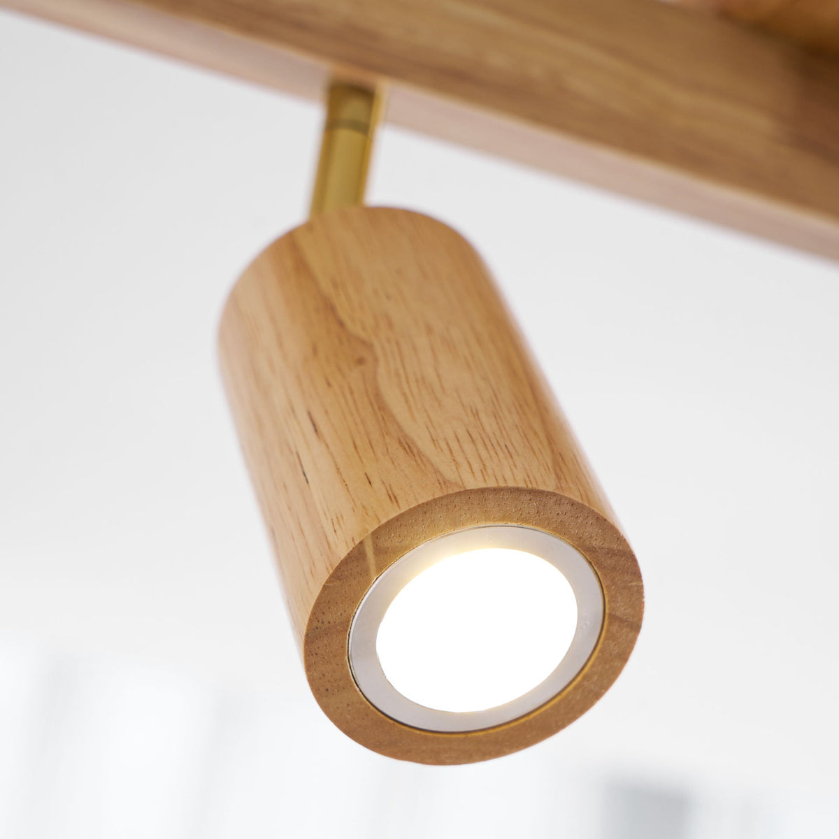 Dako Wood Beam Spotlight Flush Mount Ceiling Light