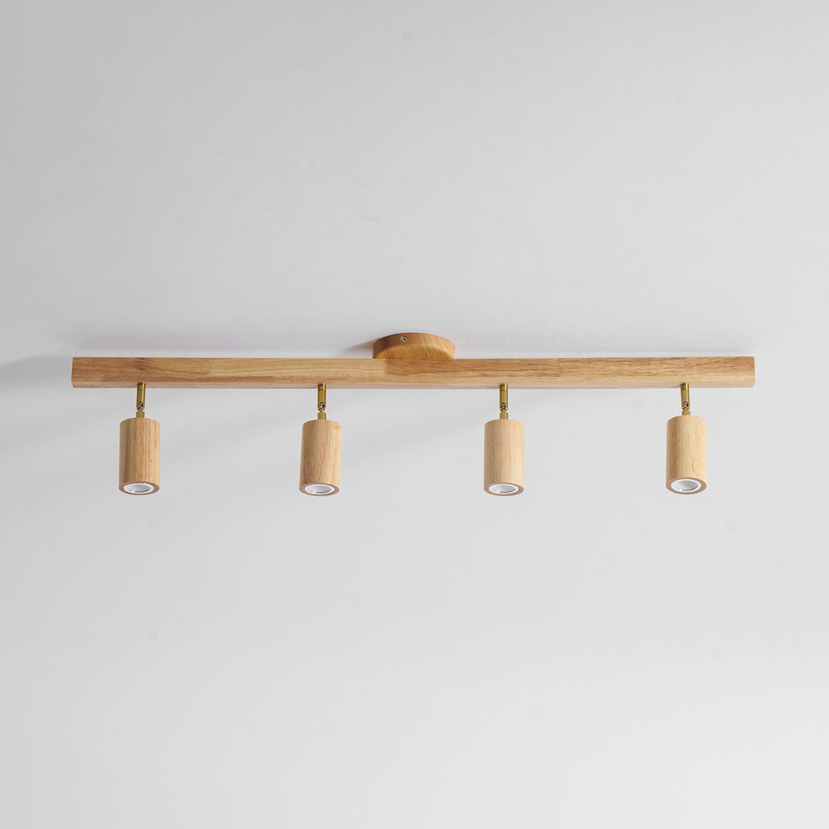 Dako Wood Beam Spotlight Flush Mount Ceiling Light