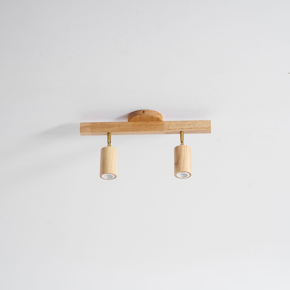 Dako Wood Beam Spotlight Flush Mount Ceiling Light