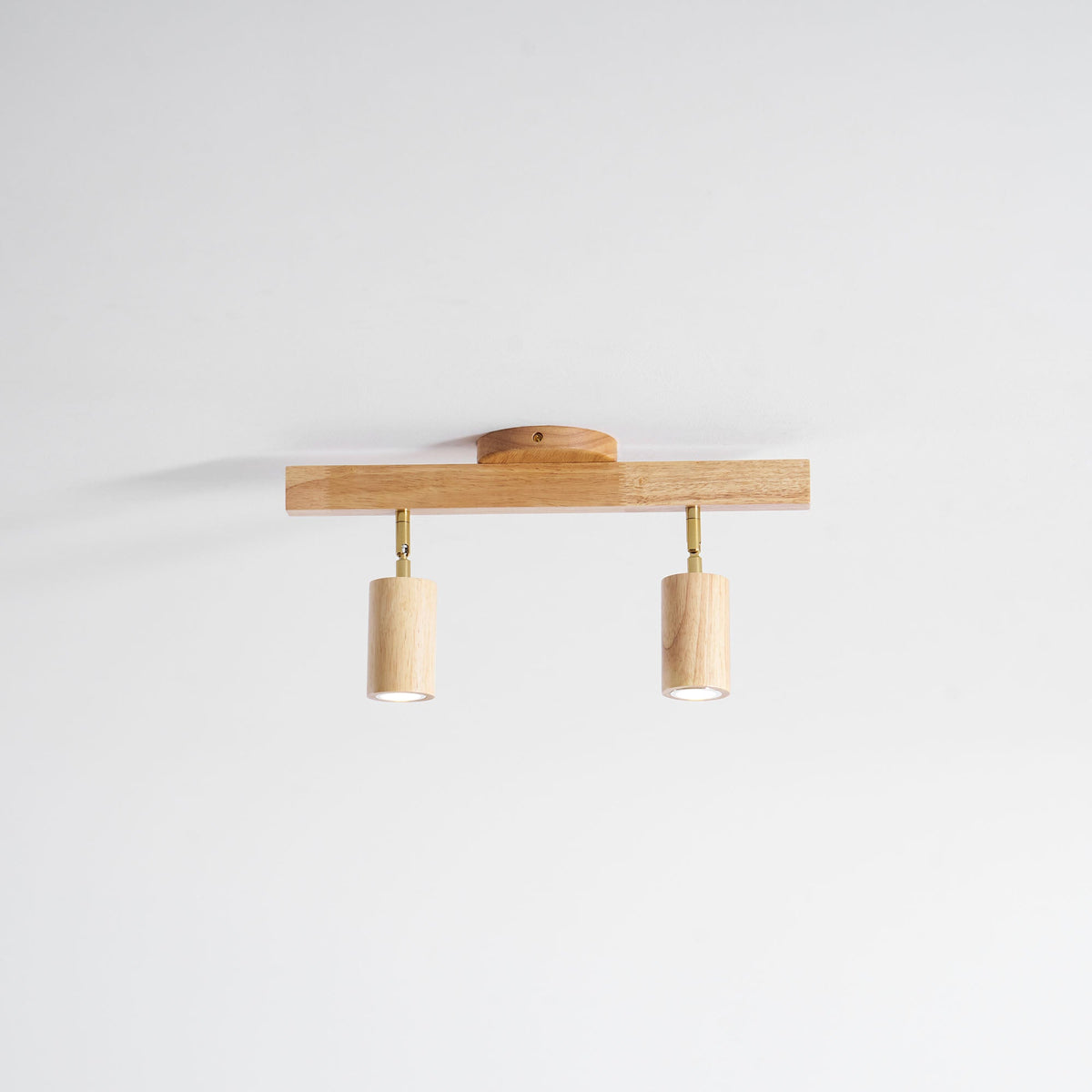 Dako Wood Beam Spotlight Flush Mount Ceiling Light