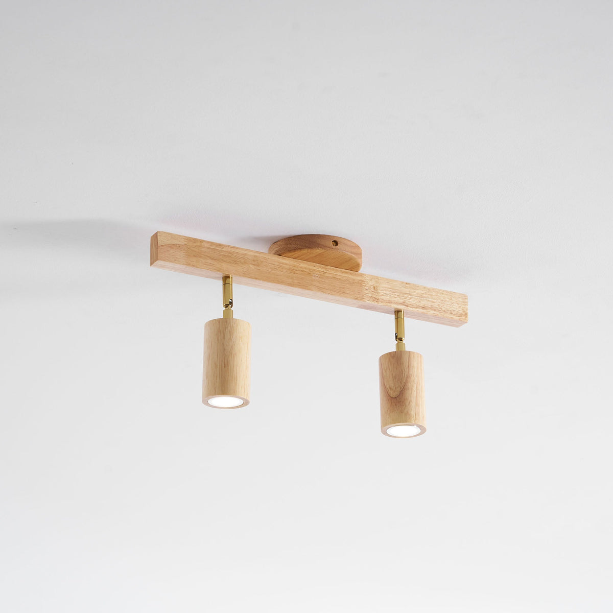 Dako Wood Beam Spotlight Flush Mount Ceiling Light