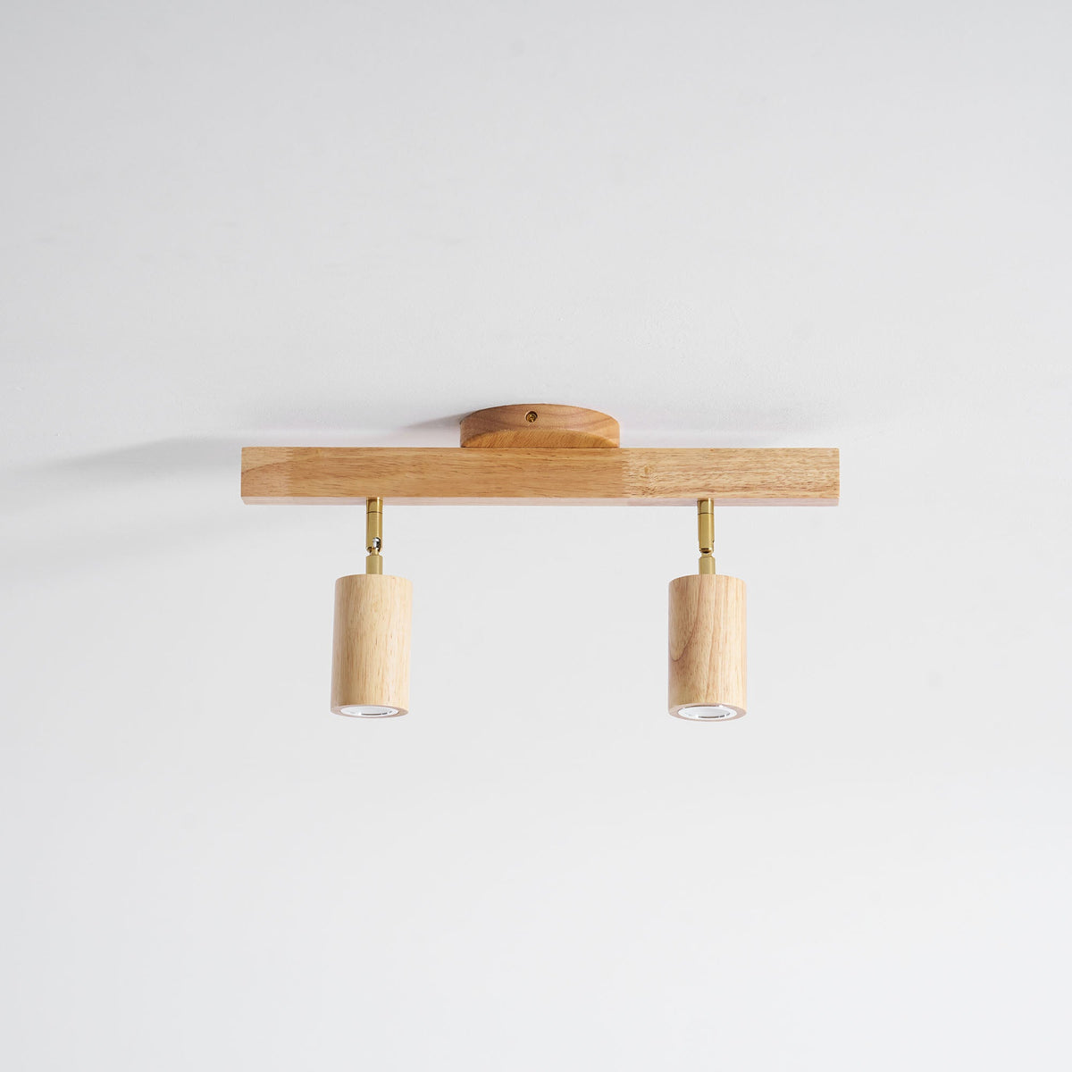 Dako Wood Beam Spotlight Flush Mount Ceiling Light