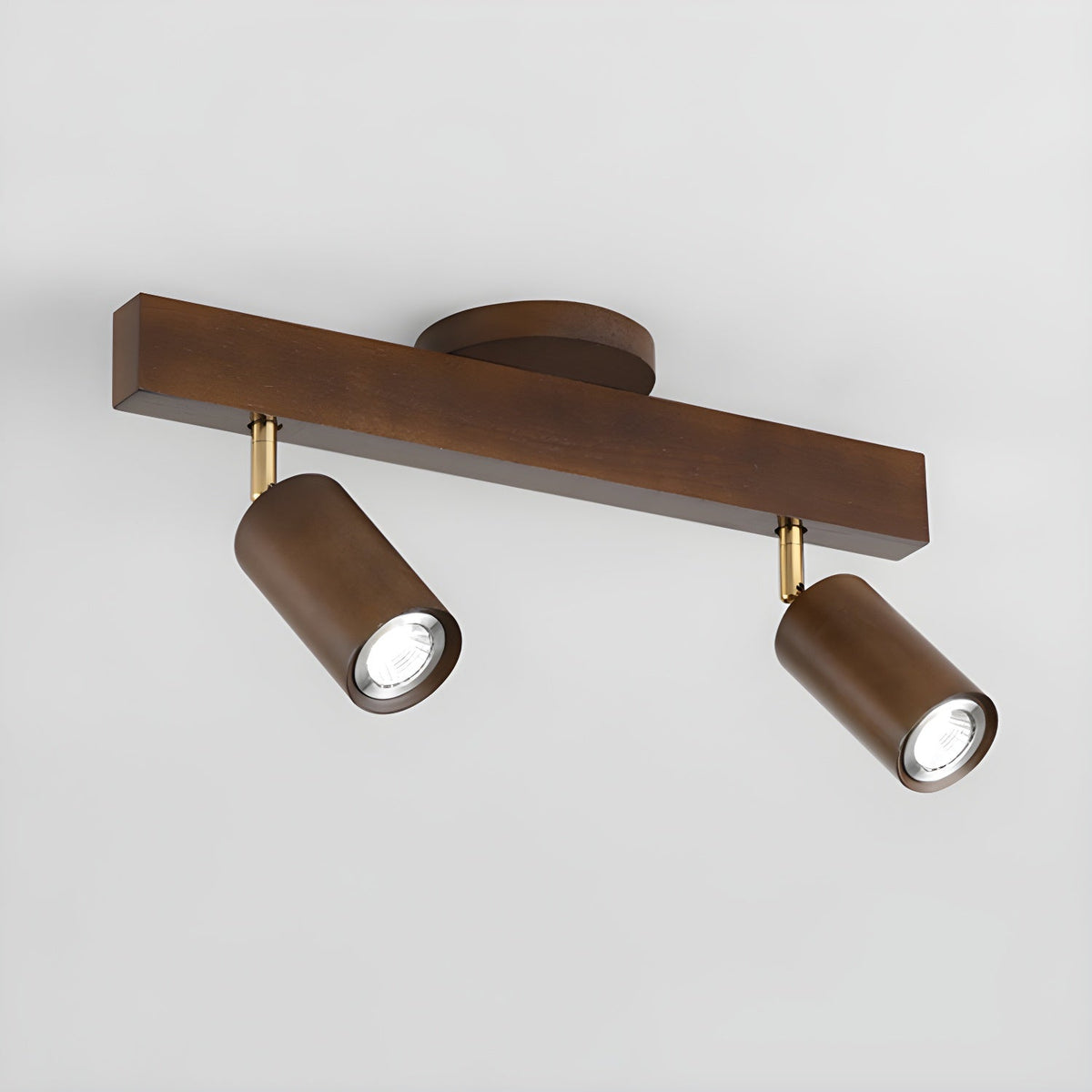 Dako Wood Beam Spotlight Flush Mount Ceiling Light