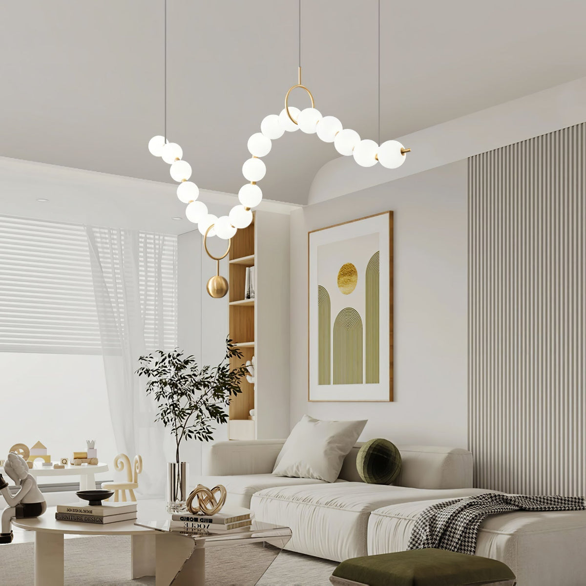 Eirinielle Pendant Lamp Necklace Glass