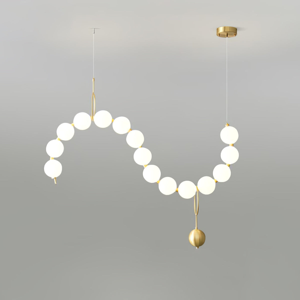 Eirinielle Pendant Lamp Necklace Glass