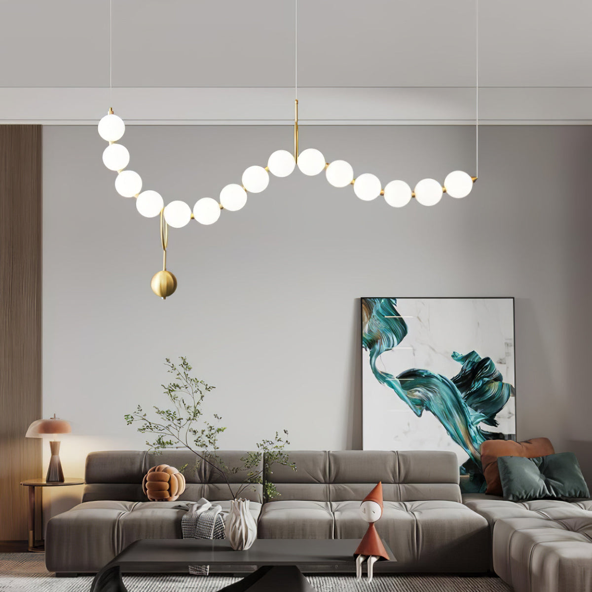 Eirinielle Pendant Lamp Necklace Glass