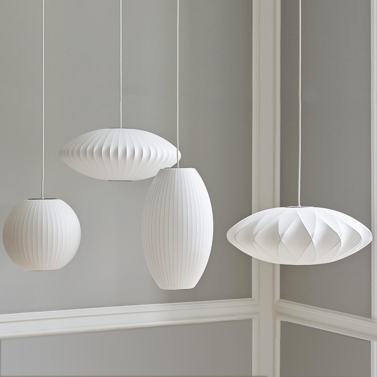 Nebula Bubble Mulberry Silk Pendant Lamp