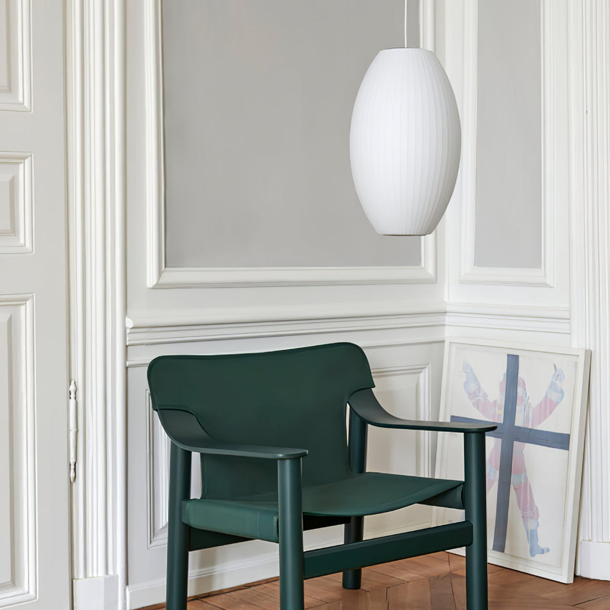 Nebula Bubble Mulberry Silk Pendant Lamp