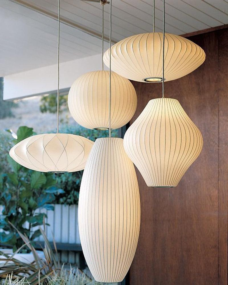 Nebula Bubble Mulberry Silk Pendant Lamp