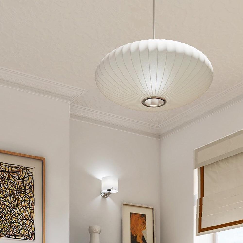 Nebula Bubble Mulberry Silk Pendant Lamp