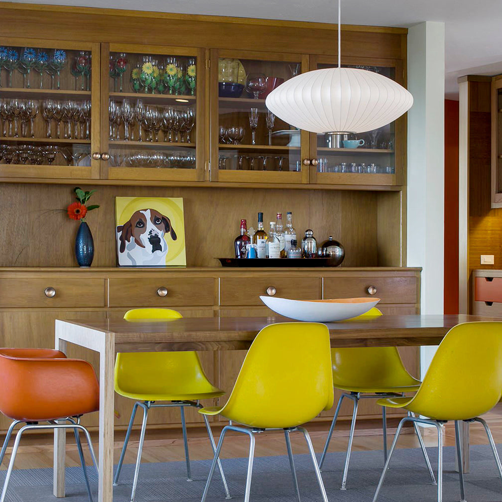 Nebula Bubble Mulberry Silk Pendant Lamp