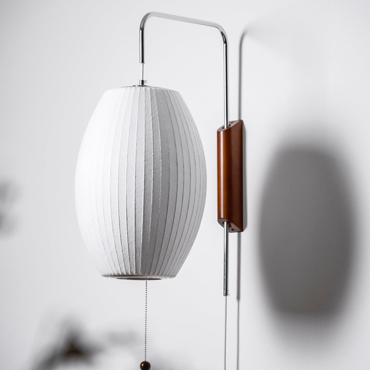 Hugo Wall Sconce Walnut Ball