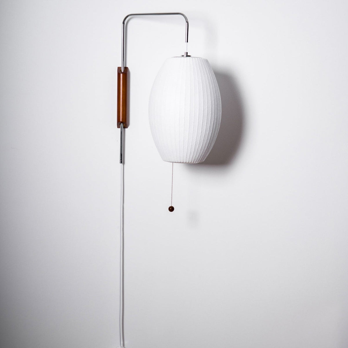 Hugo Wall Sconce Walnut Ball